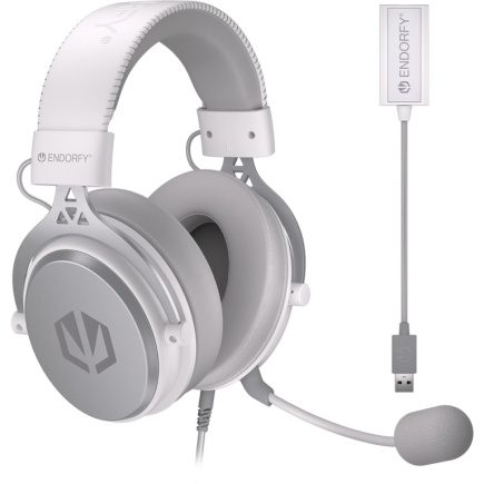 ENDORFY VIRO Plus USB (wei, USB-A, 3.5 mm Klinke)