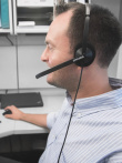 Koss CS200i Headset Wired Head-band Office/Call center Black