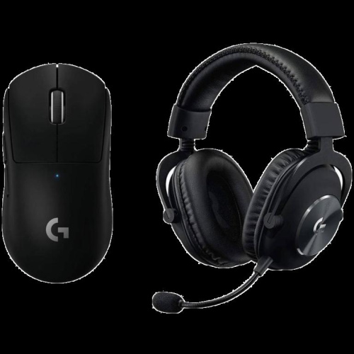LOGITECH G PRO X Wireless LIGHTSPEED Gaming Mouse and Kõrvaklapid mikrofoniga - BLACK - 2.4GHZ/BT - EMEA29-953