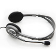 LOGITECH H110 Corded Stereo Kõrvaklapid mikrofoniga - GRAY/SILVER - Dual Plug