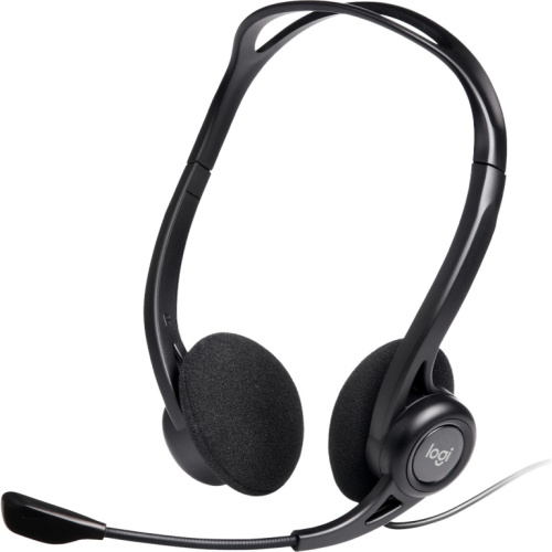 Logitech PC960 USB Stereo Kõrvaklapid mikrofoniga OEM black
