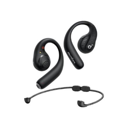 Anker Soundcore | Open-Ear Sport Headphones | AeroFit Pro | Bluetooth | Open-Ear | Mikrofon | Wireless | Midnight Black A3871G11
