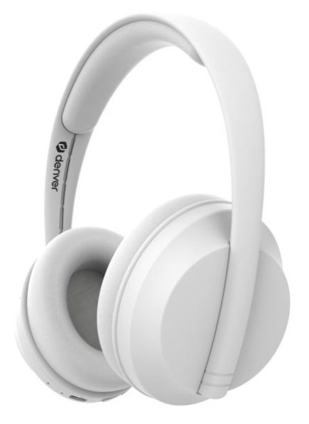 Denver BTH-235W Headset Wireless Head-band Calls/Music Bluetooth White