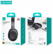 USAMS Bluetooth Headphones 5.3 Yun Series Black
