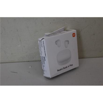 Taastatud. Xiaomi Redmi Buds 6 Play, White | Xiaomi Redmi Buds 6 Play | Built-in Mikrofon | Bluetooth | White | DAMAGED PACKAGING
