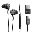 Maxell XC1 USB-C wired headphones with USB-A adapter Черный