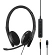 EPOS ADAPT 165T USB-C II Kõrvaklapid mikrofoniga Must