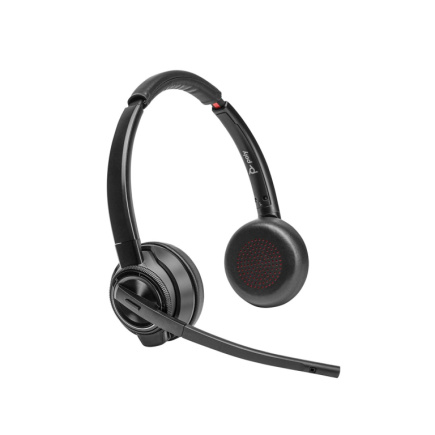 Poly Savi 8420 Office Stereo Microsoft Teams Certified DECT 1880-1900 MHz Kõrvaklapid mikrofoniga