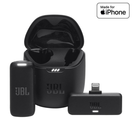 JBL Quantum Stream Wireless Lightning, must - Juhtmevaba mikrofon / JBLSTRMWLLGHTBLK