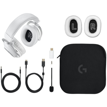 LOGITECH PRO X 2 LIGHTSPEED Wireless Gaming Headset - WHITE - EMEA28-935 21281357