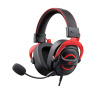 Havit H2002E Pro Kõrvaklapid mikrofoniga Wired Head-band Gaming Must, Red