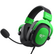 Havit H2002d Kõrvaklapid mikrofoniga Wired Head-band Gaming Must, Green