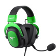 Havit H2002d Kõrvaklapid mikrofoniga Wired Head-band Gaming Must, Green