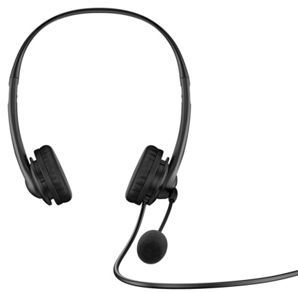 HP Stereo USB Kõrvaklapid mikrofoniga G2 Wired Head-band Office/Call center Must