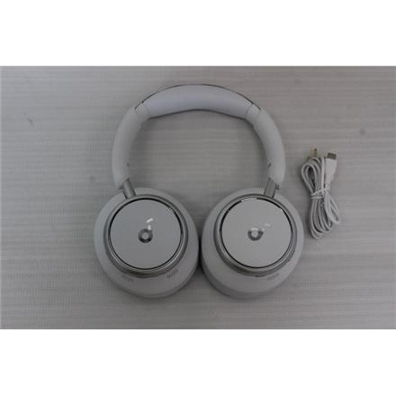 Taastatud. Anker Soundcore Space Q45 Over-ear Headphones, Valge | Anker Soundcore | Headphones | Space Q45 | Bluetooth | Over-ear | Mikrofon | USED, DIRTY | Wireless | Valge A3040G21SO
