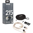 Shure SE215 Earphone, Clear | Shure SE215-CL-EFS