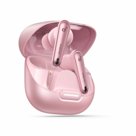 ANKER Soundcore Liberty 4 NC pink True-Wireless Earbuds ANC 2.0 11mm Audiotreiber Hi-Res Sound LDAC EQ mit HearID IPX4 6 Mikros