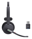 Yealink WH64 Hybrid Mono Teams Kõrvaklapid mikrofoniga Wireless Head-band Office/Call center Micro-USB Bluetooth Must