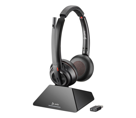 Poly Savi 8220 UC Microsoft Teams Certified DECT 1880-1900 MHz USB-A Kõrvaklapid mikrofoniga