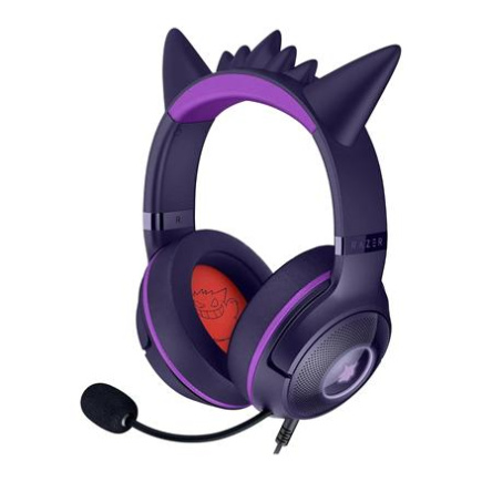Razer Headset | Kraken Kitty V2 | Wired | Over-ear | Microphone | Noise canceling | Gengar Edition RZ04-04730300-R3M1