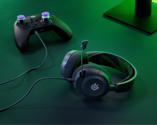 Steelseries ARCTIS NOVA 1X Headset Wired Head-band Gaming Черный, Green
