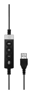 EPOS IMPACT SC 660 USB ML Headset Wired Headband Calling/Music USB Type-A Black, Silver