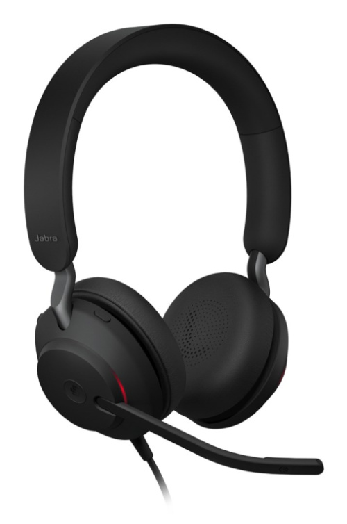 Jabra Evolve2 40 SE Headset Wired Head-band Calls/Music USB Type-C / USB Type-A Black