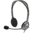 Logitech | Stereo Kõrvaklapid mikrofoniga | H111 | Built-in Mikrofon | 3.5 mm | Grey
