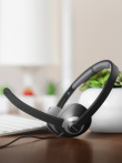 Koss CS300 USB Headphones Wired Head-band Office/Call center USB Type-A Must