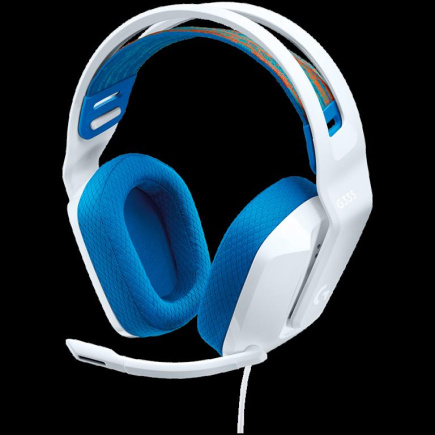 LOGITECH G335 Wired Gaming Kõrvaklapid mikrofoniga - Valge - 3.5 MM