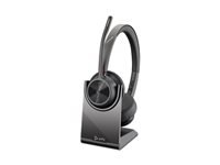 HP Poly Voyager 4320-M Microsoft Teams Certified Kõrvaklapid mikrofoniga +BT700 dongle +Charging Stand