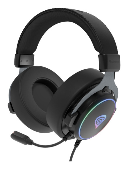 GENESIS Neon 764 Kõrvaklapid mikrofoniga Wired Head-band Gaming USB Type-A Must