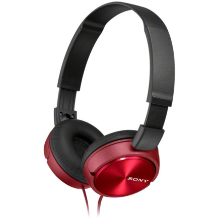 Sony MDR-ZX310R On-Ear Headphones red