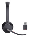 Yealink WH64 Hybrid Dual UC Headset Wireless Head-band Office/Call center Micro-USB Bluetooth Черный