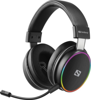 Sandberg HeroBlaster - Headset - full size - Bluetooth - wireless - 3.5 mm jack