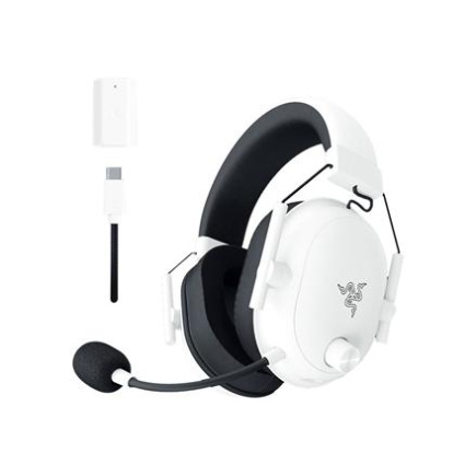 Razer | Gaming Kõrvaklapid mikrofoniga | BlackShark V2 HyperSpeed | Wireless/Wired | Over-Ear | Mikrofon | Noise canceling | Wireless | Valge RZ04-04960200-R3M1