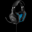 LOGITECH G432 Wired Gaming Headset 7.1 - LEATHERETTE - Black/BLUE - USB