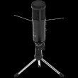 LORGAR Soner 313, Gaming Microphones, Must, USB condenser Mikrofon with Volume Knob & Echo Kob, including 1x Mikrofon, 1 x 2.5M USB Cable, 1 x Tripod Stand, 1 x User Manual, body size: Φ47.4*158.2*48.1mm, weight: 243.0g