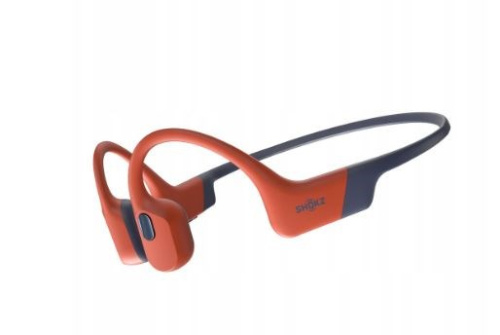 Shokz OpenSwim Pro Red wireless bone conduction headphones