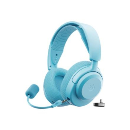 SteelSeries Gaming Headset | Arctis Nova 3XW | Bluetooth | Over-Ear | Microphone | Noise canceling | Wireless | Aqua 61691