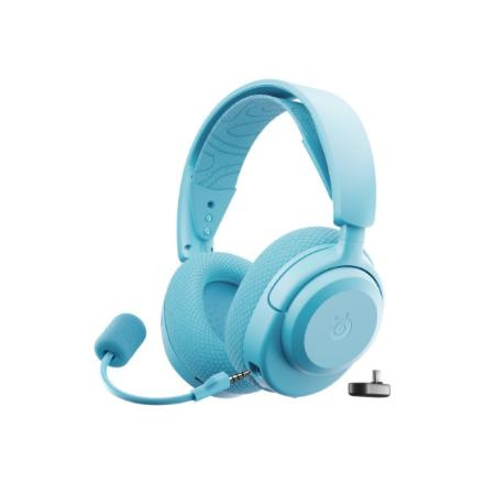 SteelSeries Gaming Headset | Arctis Nova 3XW | Bluetooth | Over-Ear | Microphone | Noise canceling | Wireless | Aqua 61691