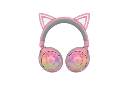 Razer Kraken Kitty V3 Pro - Quartz Kõrvaklapid mikrofoniga Wired & Wireless Head-band Gaming USB Type-A Bluetooth Rose