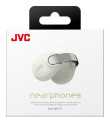JVC HA-NP1T Kõrvaklapid mikrofoniga True Wireless Stereo (TWS) Ear-clip-on Calls/Music USB Type-C Bluetooth Silver, Valge