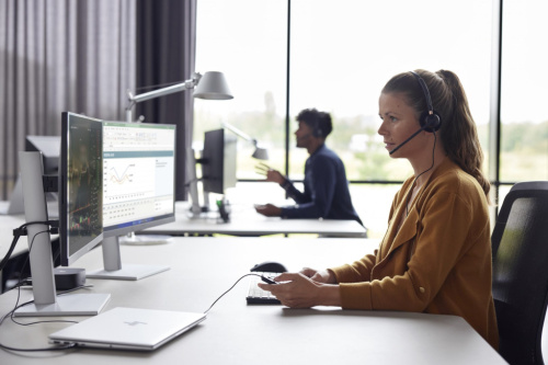 Poly EncorePro 520 Binaural Kõrvaklapid mikrofoniga +Quick Disconnect WLONONWCRDFRW