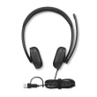 Lenovo Wired VoIP Kõrvaklapid mikrofoniga 5000 (Teams) | Built-in Mikrofon | USB Type-A, USB Type-C | Must