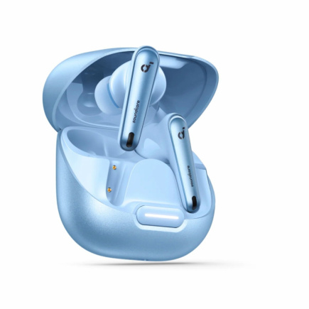 ANKER Soundcore Liberty 4 NC Light Blue True-Wireless Earbuds ANC 2.0 11mm Audiotreiber Hi-Res Sound LDAC EQ mit HearID IPX4 6 Mikro