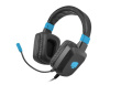 FURY NFU-1584 headphones/Kõrvaklapid mikrofoniga Wired Head-band Gaming Must, Blue
