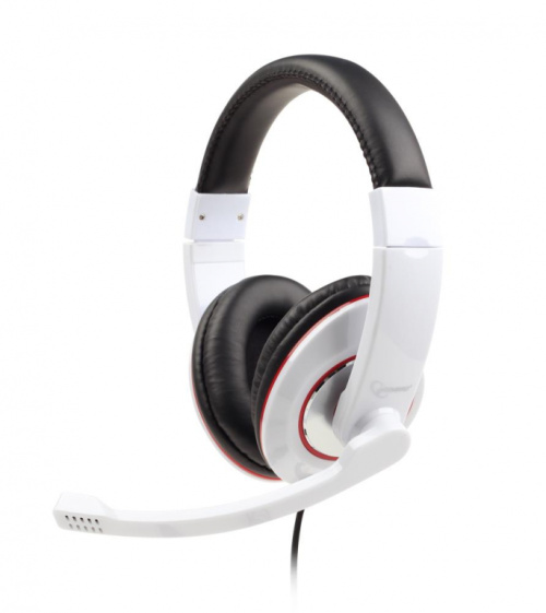 Headset STEREO White/MHS-001-GW GEMBIRD