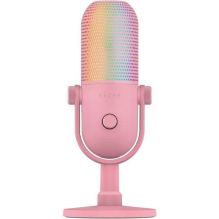 Razer | RGB USB Microphone with Tap-to-Mute | Seiren V3 Chroma | Quartz | No RZ19-05060300-R3M1