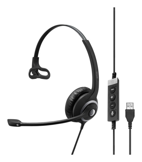 EPOS IMPACT SC 230 USB MS II Mono USB-A Headset In-Line Call Control Microsoft zertifiziert (1000578)